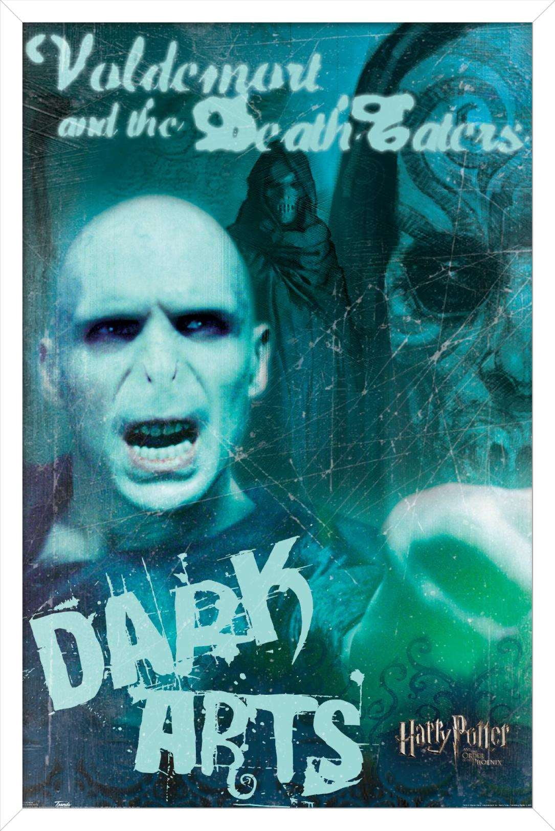 Harry Potter and the Order of the Phoenix - Dark Arts Wall Poster, 14.725" x 22.375", Framed
