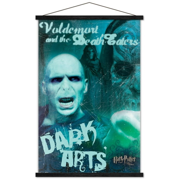 Harry Potter and the Order of the Phoenix - Dark Arts Wall Poster with Wooden Magnetic Frame, 22.375" x 34"