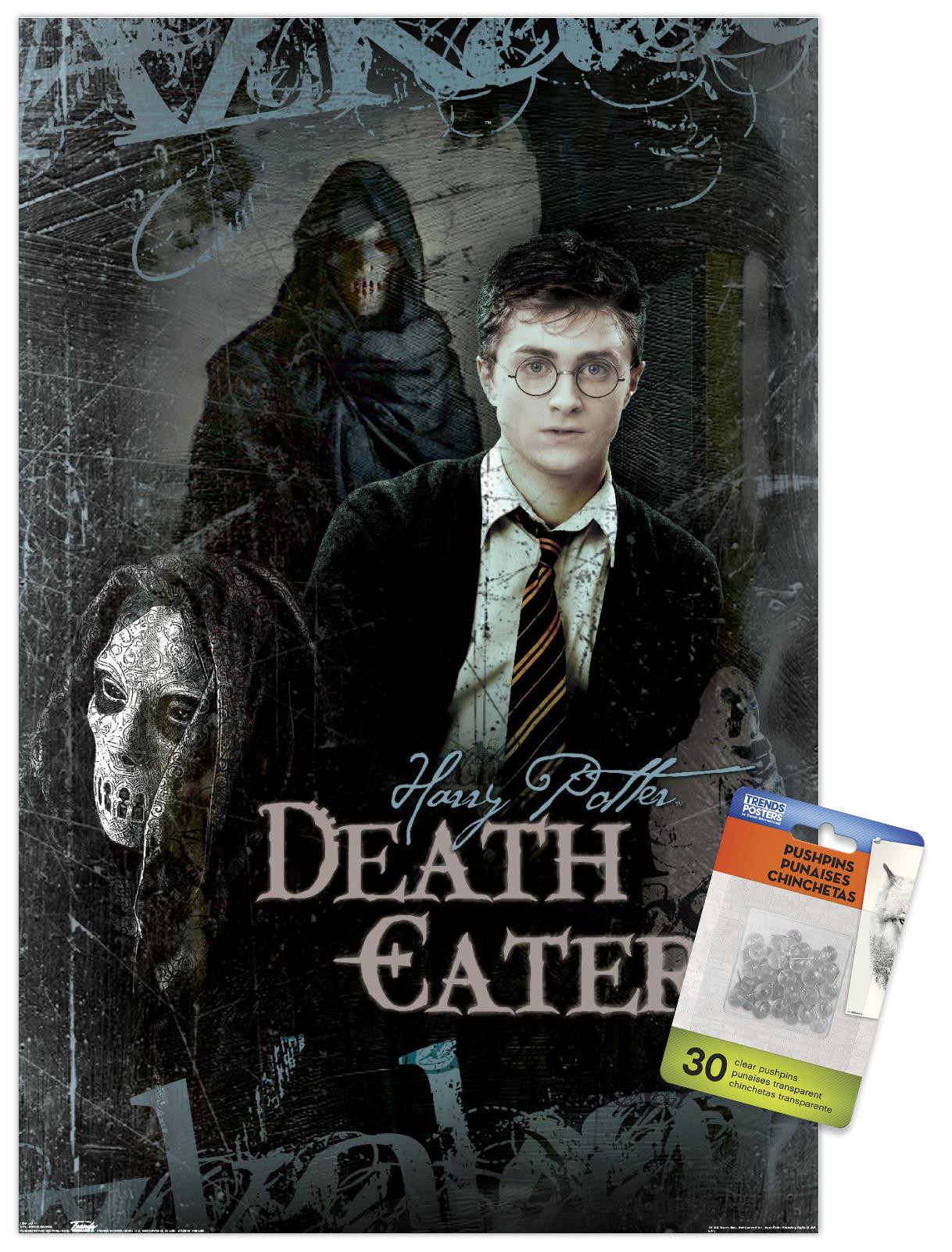 Harry Potter and the Order of the Phoenix - Death Eaters Wall Poster with Push Pins, 14.725" x 22.375"