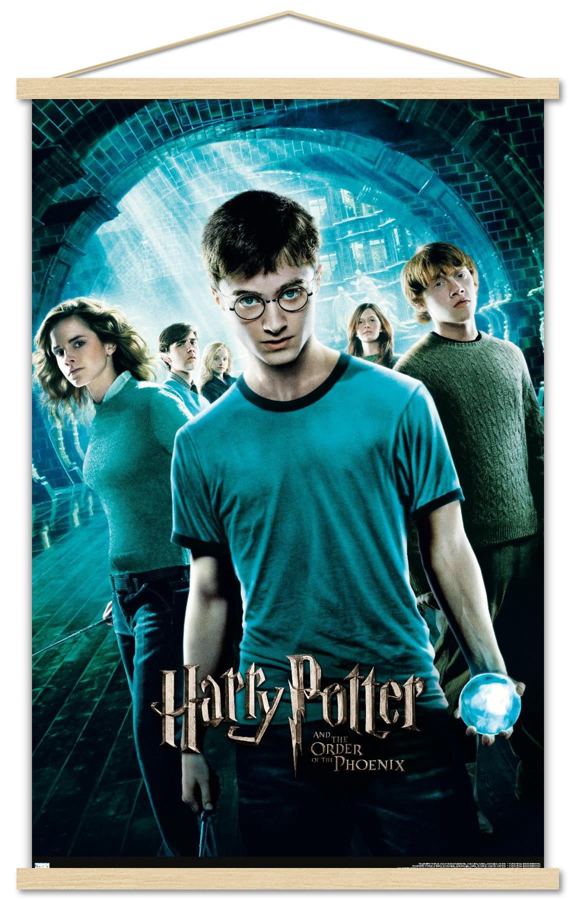 Harry Potter and the Order of the Phoenix - One Sheet Wall Poster with Magnetic Frame, 22.375" x 34"