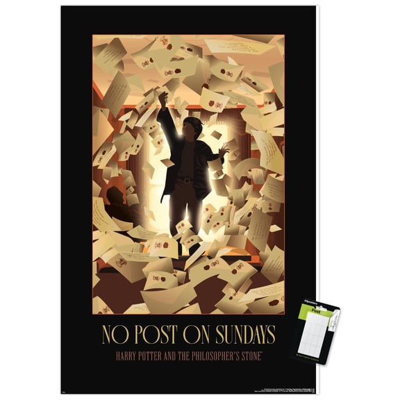 Harry Potter and the Philosopher's Stone (2001) - No Post on Sundays Wall Poster, 22.375" x 34"