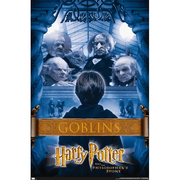 Harry Potter and the Philosopher's Stone - Bankers Wall Poster, 14.725" x 22.375"