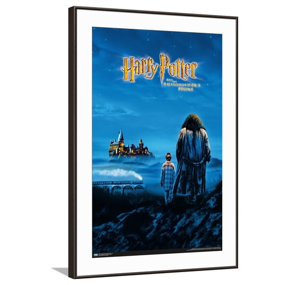 Harry Potter and the Philosopher's Stone - Key Art Canvas Wall Poster, 22.375" x 34"