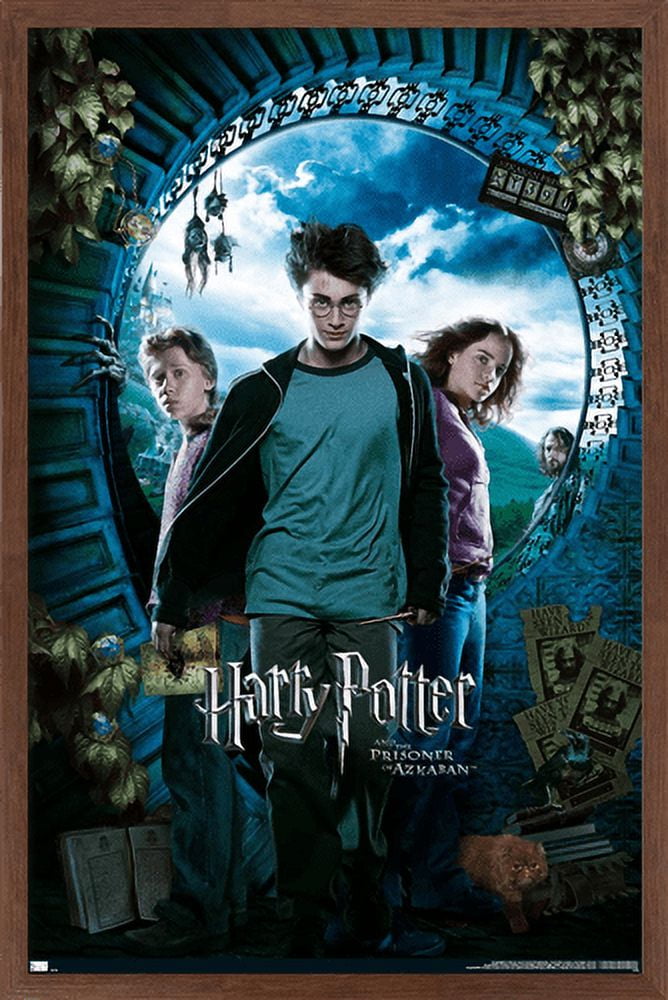 Harry Potter and the Prisoner of Azkaban - Sky One Sheet Wall Poster, 14.725" x 22.375", Framed