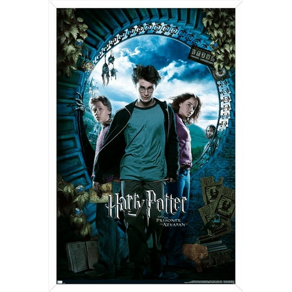Harry Potter and the Prisoner of Azkaban - Sky One Sheet Wall Poster, 14.725" x 22.375", Framed