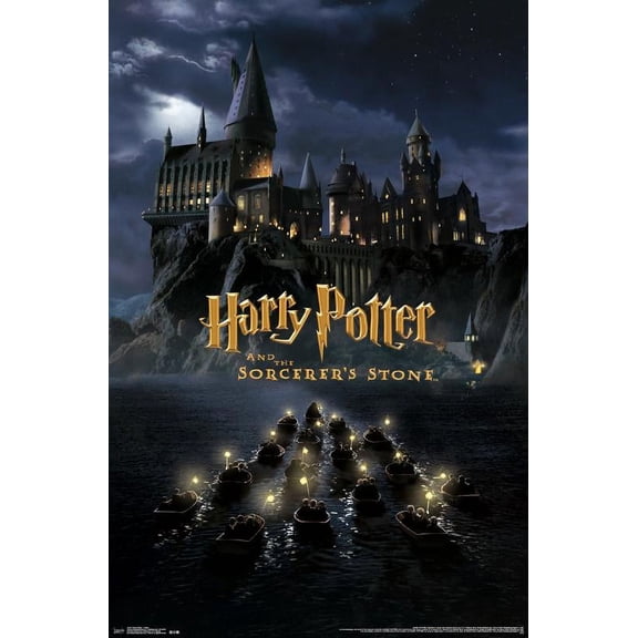 Harry Potter and the Sorcerer's Stone - Castle One Sheet Wall Poster, 22.375" x 34"