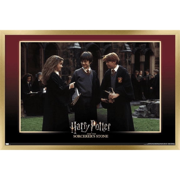 Harry Potter and the Sorcerer's Stone - Friends Wall Poster, 14.725" x 22.375", Framed
