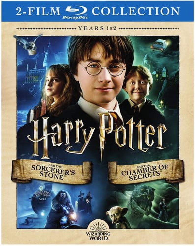 Harry Potter and the Sorcerer's Stone / Harry Potter and the Chamber of  Secrets (Blu-ray) 