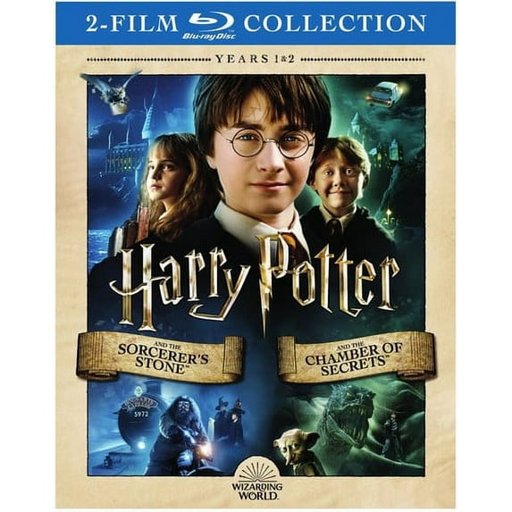 Harry Potter and the Sorcerer's Stone & Harry Potter and the Chamber of Secrets (Blu-ray)