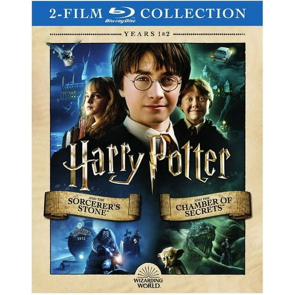 Harry Potter and the Sorcerer's Stone & Harry Potter and the Chamber of Secrets (Blu-ray)