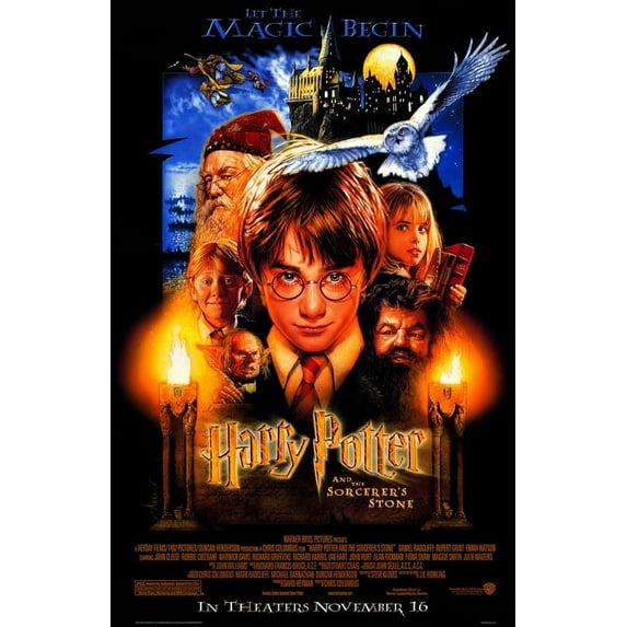 Harry Potter and the Sorcerer's Stone Movie POSTER 11" x 17" Style A
