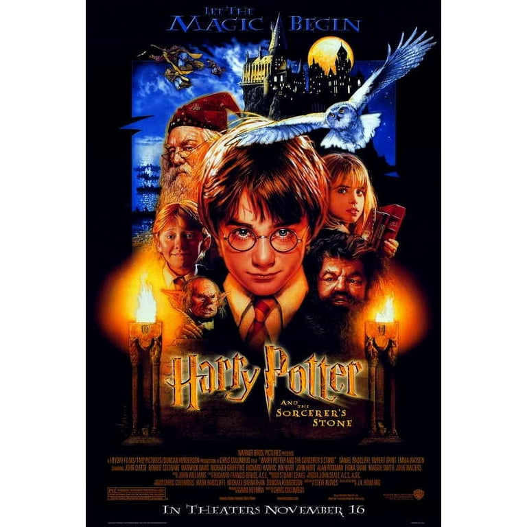 Harry Potter and the Sorcerer's Stone - Movie Poster (Regular Style) (Size:  27 x 40 inches)
