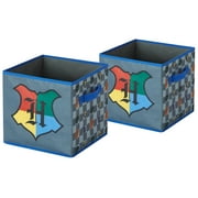Harry Potter Kids' 2-Pack Printed Toy Storage Cubes, 10" x 10"