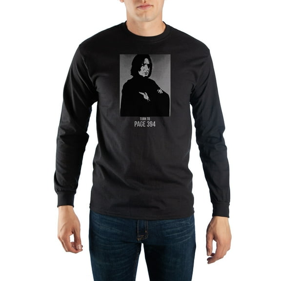 Harry Potter's Professor Snape Long Sleeve T-shirt-Medium