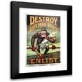 thumbnail image 1 of Harry Ryle Hopps 11x14 Black Modern Framed Museum Art Print Titled - Destroy This Mad Brute (Destroy This Crazy Cattle) (1917), 1 of 5