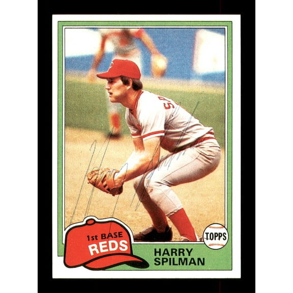 Harry Spilman Autographed 1981 Topps Card #94 Cincinnati Reds SKU #166580