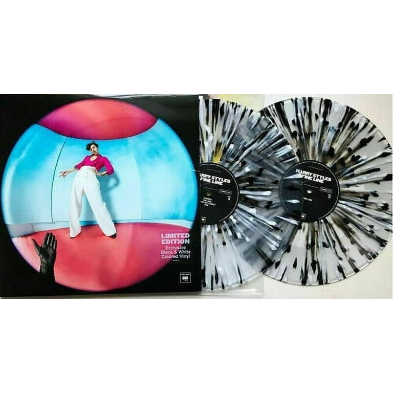 Harry Styles - FINE LINE Clear, Black & White Splatter 2x Vinyl LP  194397051612