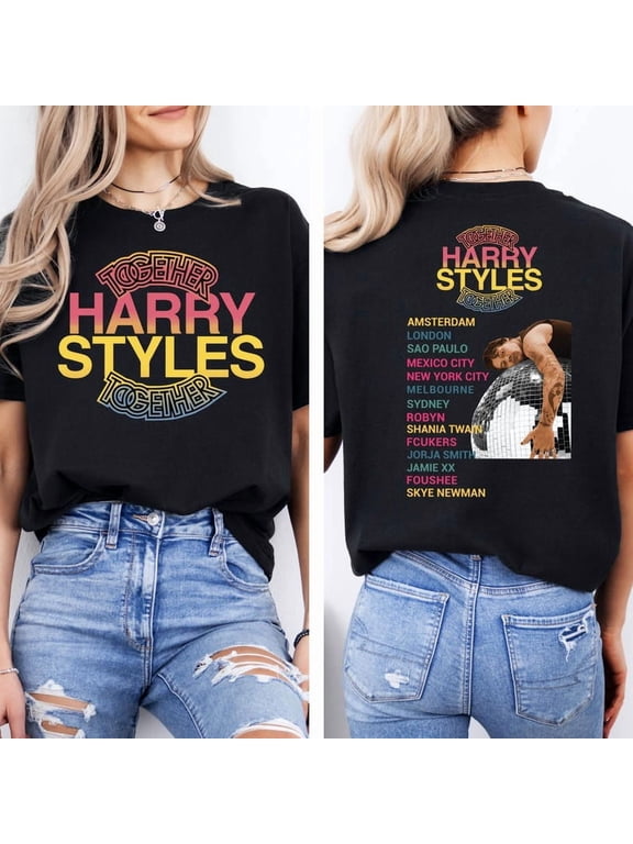 Harry Vintage Pop Music Concert T-Shirt, Together Style Fan Tee, Music Lover Graphic Shirt