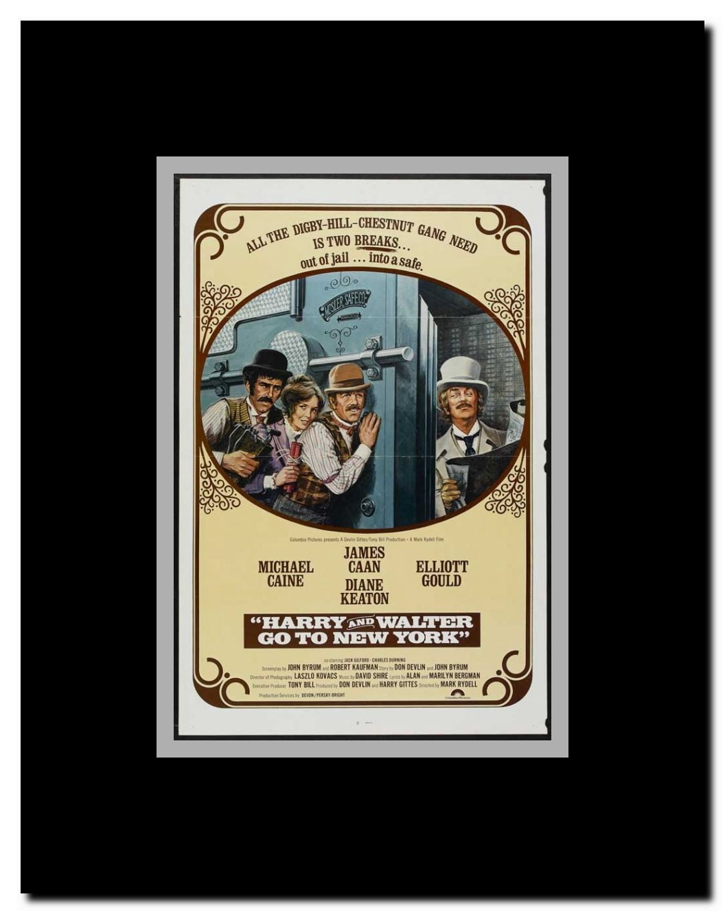 Harry & Walter Go to New York Framed Movie Poster