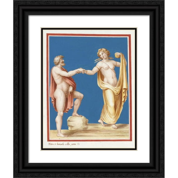 Harry Whitney McVickar 15x18 Black Ornate Wood Framed Double Matted Museum Art Print Titled - Matrimonial Advice Pl01 (1891)