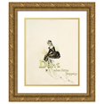thumbnail image 1 of Harry Whitney McVickar 15x18 Gold Ornate Wood Frame and Double Matted Museum Art Print Titled - Matrimonial Advice Pl05 (1891), 1 of 4