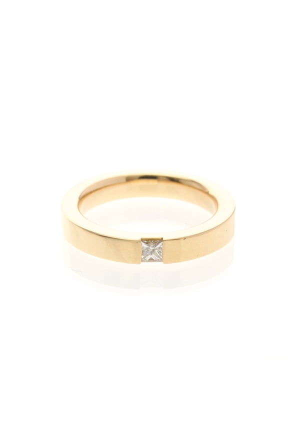 Pre-Owned Harry Winston Diamond Wedding Ring Pink Gold (18K) Fashion Diamond Band Ring Pink Gold