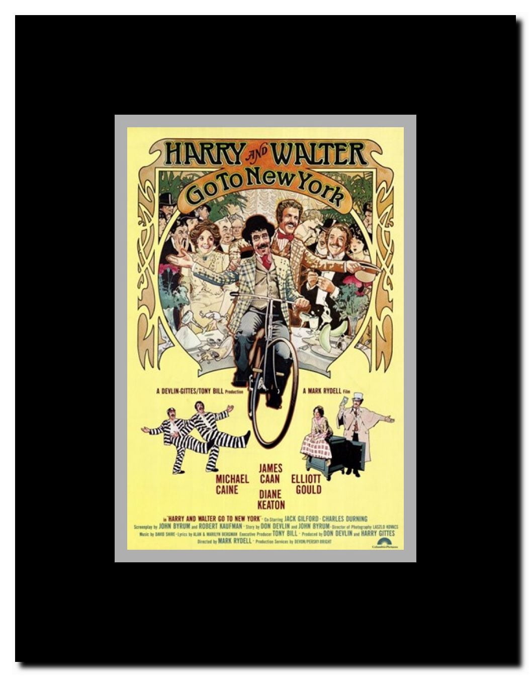 Harry and Walter Go to New York Framed Movie Poster