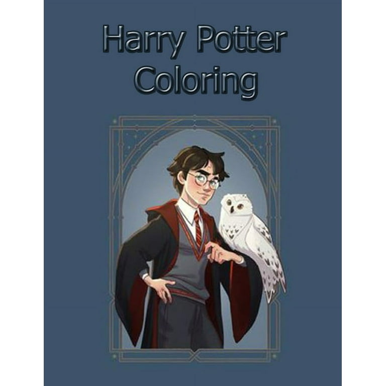 Harry Potter Coloring Books Set - Bundle with 2 Harry Potter Coloring Books  for Kids, Adults Plus Harry Potter Decal | Harry Potter Coloring Books for
