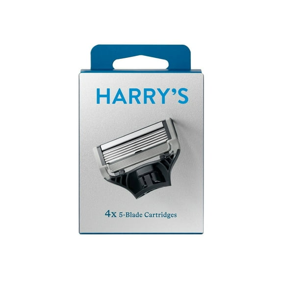 Harry's 5-Blade Men's Razor Blade Refills - 4pk - Compatible with All Harry's and Flamingo Razors