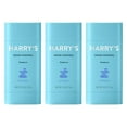 thumbnail image 1 of Harry's Aluminum Free Deodorant for Men, Odor Control, Stone, 2.5 Oz, Pack of 3, 1 of 4