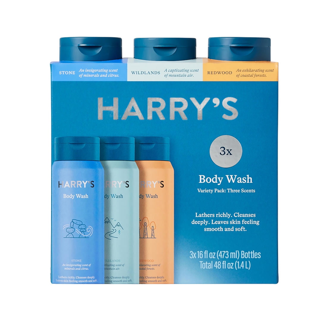 Harry's Body Wash Variety Pack, 3 pk./16 fl. oz.