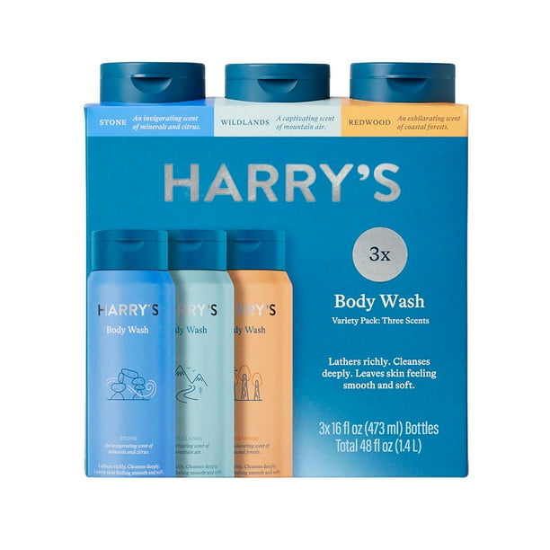 Harry's Body Wash Variety Pack, 3 pk./16 fl. oz.