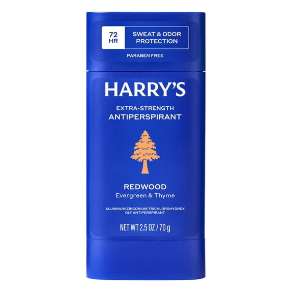 Harry's Extra-Strength Antiperspirant Deodorant for Men, Sweat and Odor Protection, Redwood, 2.5 oz