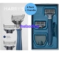 thumbnail image 1 of Harry's Men's 5-Blade Manual Razor Handle and 4 Razor Blade Refills, Ocean Blue, 1 of 7