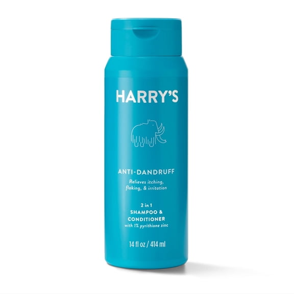 Harry's Men's Anti-Dandruff 2 in 1 Shampoo & Conditioner, 14 fl oz