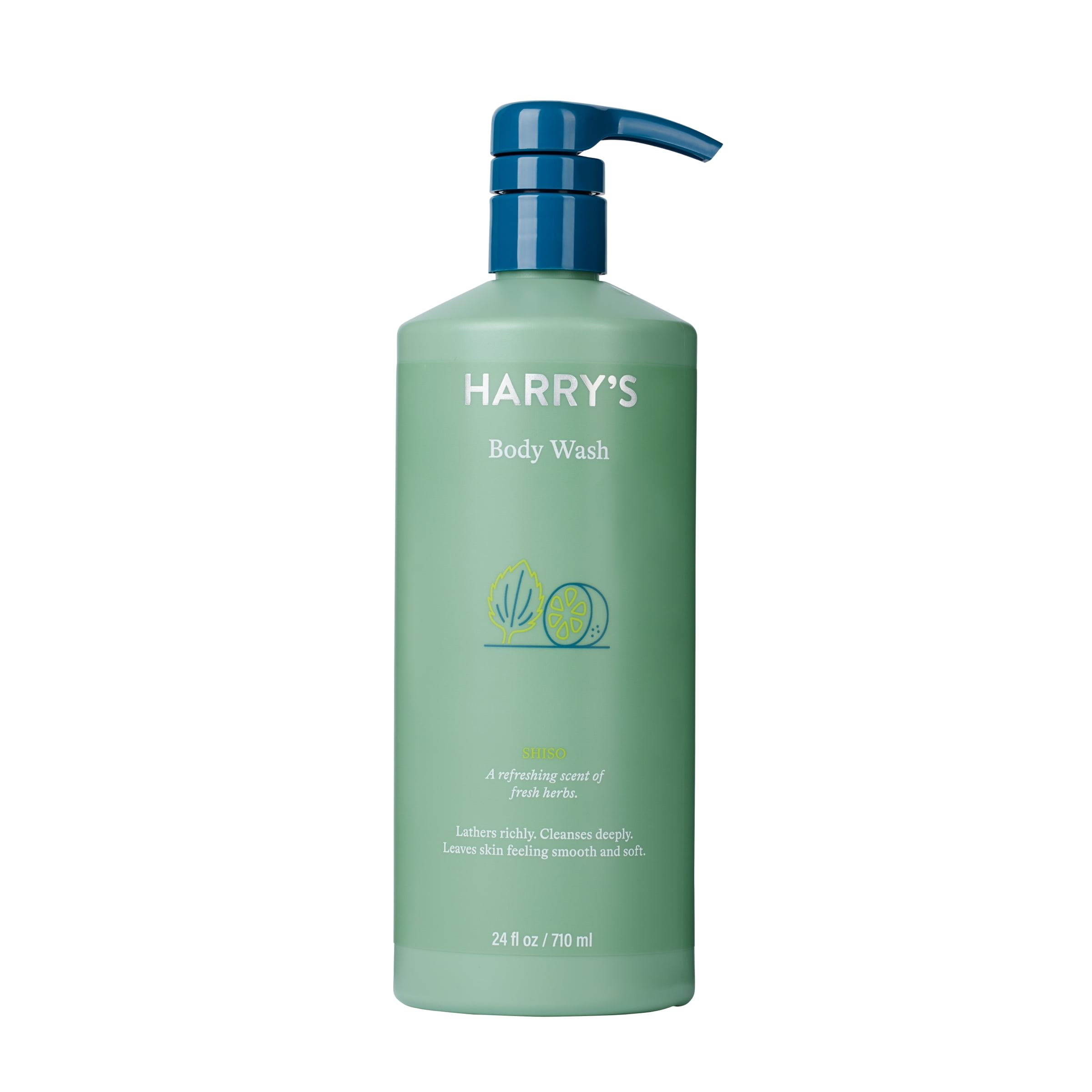 Harry's Men's Cleansing Body Wash Pump, Shiso Scent, 24 fl oz