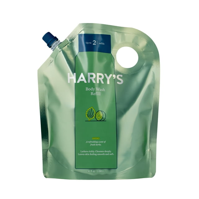 Harry's Men's Cleansing Body Wash Refill, Shiso Scent, 36 fl oz