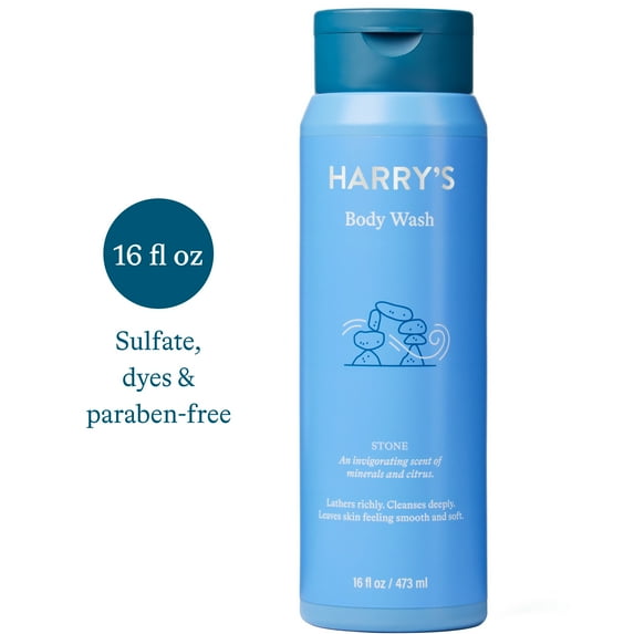 Harry's Men's Cleansing Body Wash, Stone Scent, 16 fl oz