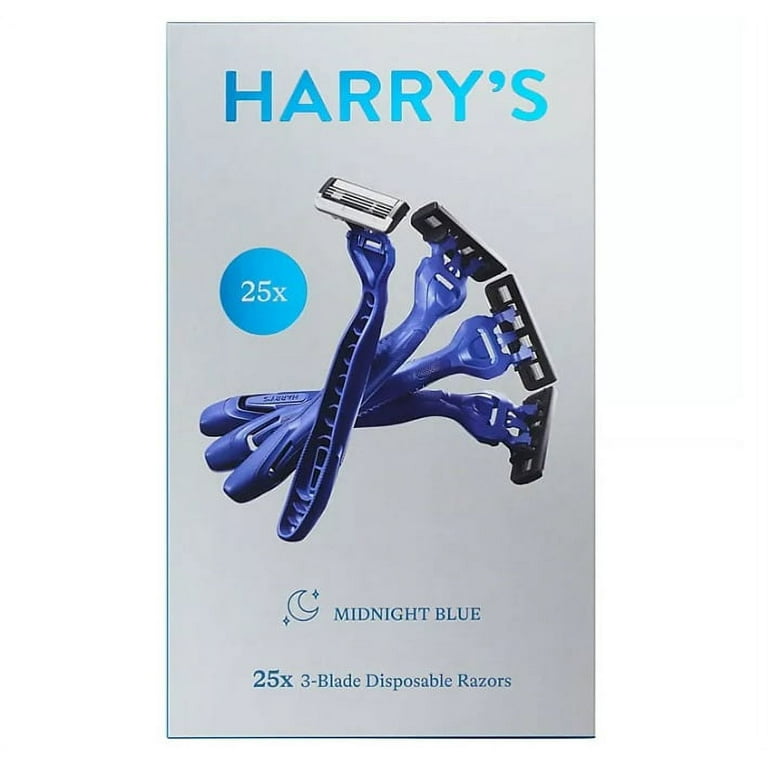 Harry  Harry's Men's 3-Blade Disposable Razors with Pivoting Head & Non