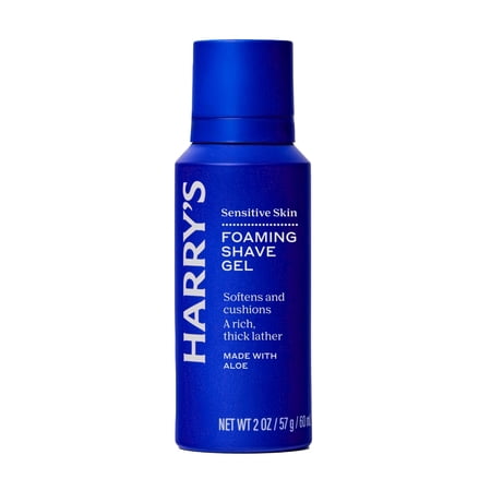 Harry's Foaming Shave Gel for Men with Aloe, Travel Size, 2 oz