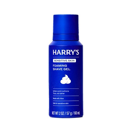 Harry's Foaming Shave Gel for Men with Aloe, Travel Size, 2 oz