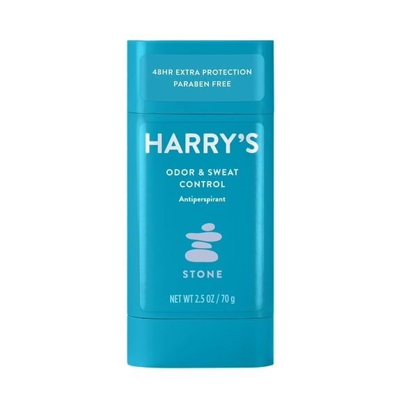 Harry's Antiperspirant for Men, Odor & Sweat Control, Stone, 2.5 oz