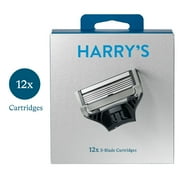 Harry's Men's Razor Blade Refill Cartridges, 12 Count