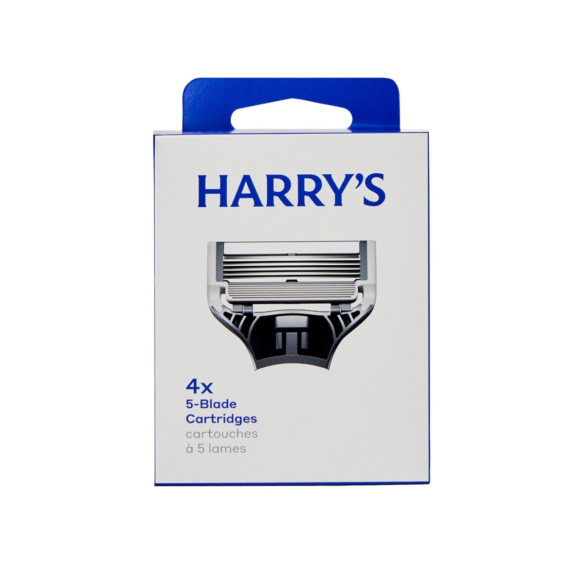 Harry's Men's Razor Blade Refill Cartridges, 4 Count