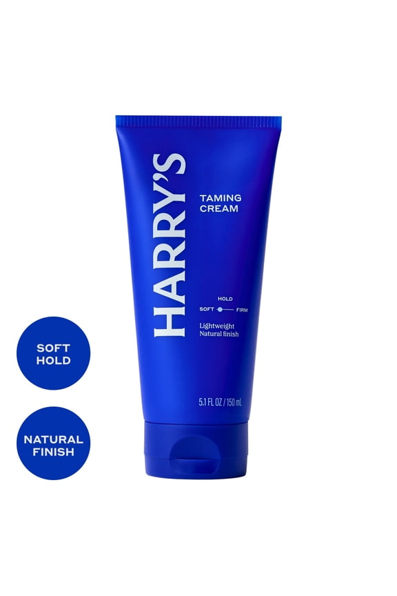 Men's Taming Hair Cream, Soft Hold with Natural Finish, 5.1 fl oz