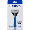 thumbnail image 1 of Harry's Shaving Razor for Men with 2 Razor Blade Refill Cartridges, Glacier Blue, 1 of 9