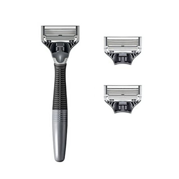 Harry's Razors for Men - Shaving Razors for Men includes a Mens Razor and 3 Razor Blade Refills (Charcoal)