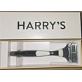 Harry's Special Edition Razor Handle, White Rubber Gripping and Chrome