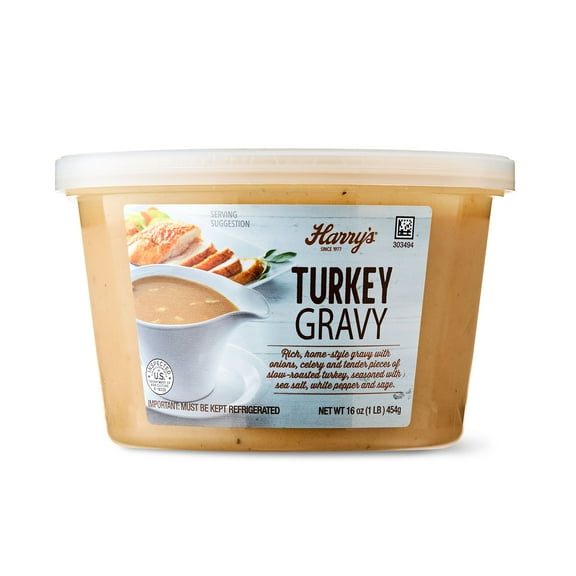 Harry's Turkey Gravy, Fresh Deli Soup, 16 oz, Cup (Refrigerated)