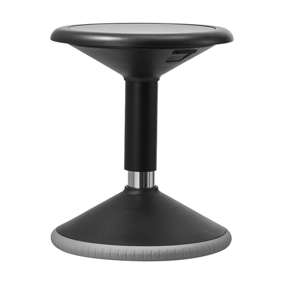 Harry400-N Height-Adjustable Wobble Chair 15.7-21.7 Inch, Flexible Seating Active Stool for Focus & Posture, Age 12-18, Black